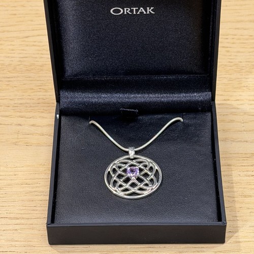 Ortak celtic silver - silver, amethyst