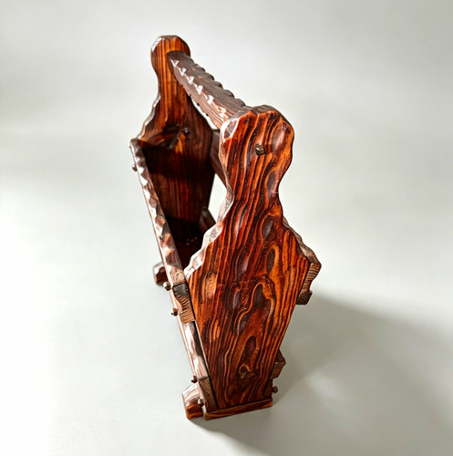 Wooden freestanding magazine - freestanding,