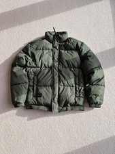 Hollister Men's Olive Gteen Puffer Jacket Size Medium Good Used Condition