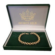 Mens 9ct Gold XP 8mm Lined