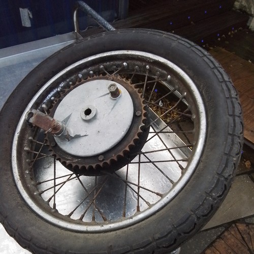 Triumph t140 rear - triumph,