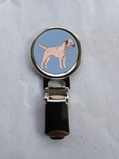 Border Terrier Dog Show Ring Number Clip