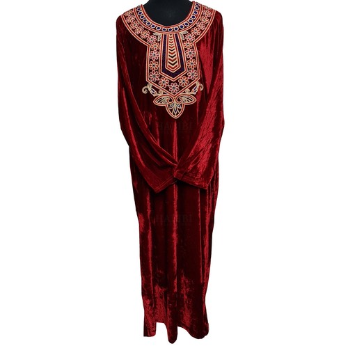 Women velvet long - velvet, maxi