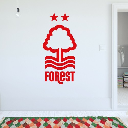 Nottingham forest wall sticker - nottingham,