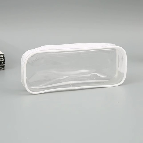 Clear travel toiletries bag - toiletries,