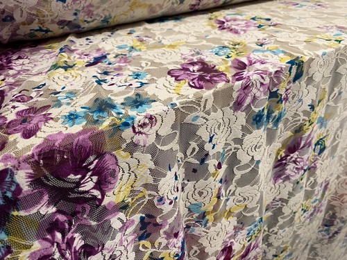 Stretch lace dress fabric - stretch,