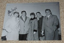 JOHN LEYTON -  SINGER - 10x8 PHOTO  SIGNED.  with Billy Fury & The Mudlarks (9)