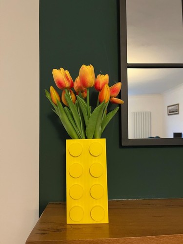 Brick style vase compatible - brick,