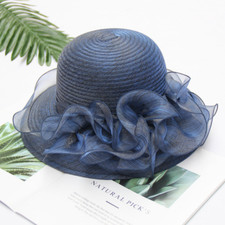 Ladies Organza Church Sun Hat