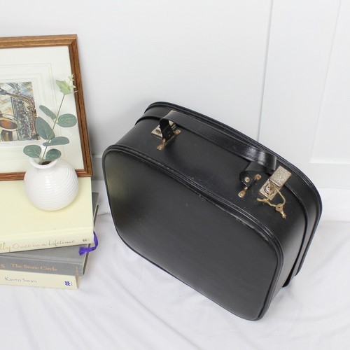 1950 black vanity case with - 1950's,