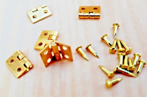 Small hinges brass - hinges,