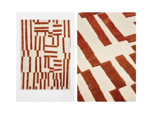 Jarrett rug rust hand - jarrett, rug,