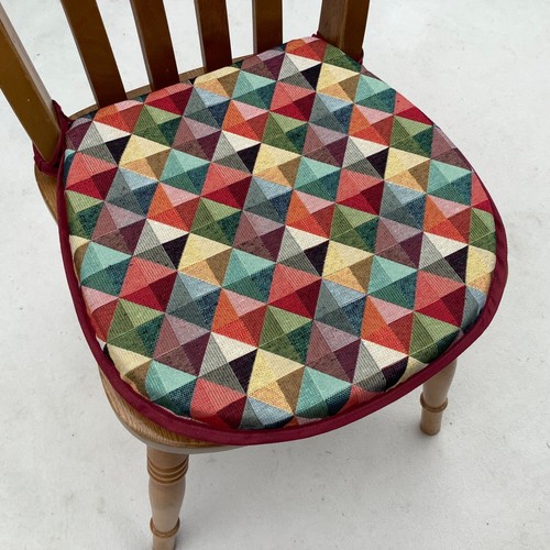 Tapestry weave harlequin check - tapestry,