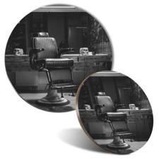 Mouse Mat & Coaster Set - BW -