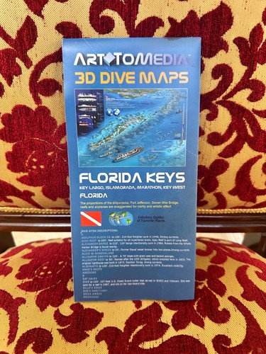 Florida keys dive maps - 3d, key