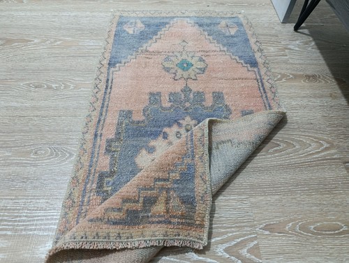 Vintage turkish rug 5x3 ft - vintage,