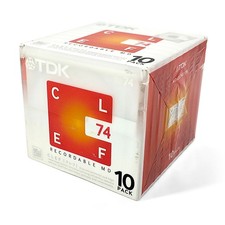 10x TDK CLEF 74 Minute