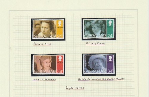 Gibraltar 1996 sg767 nhm - gibraltar, sg767-70