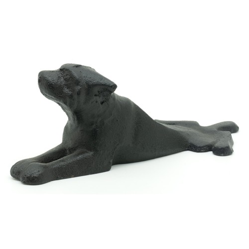 Cast iron door stop - iron, heavy