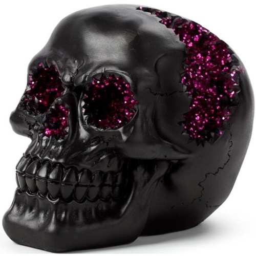Black crystal cave skull - cave,