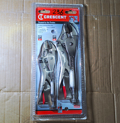 Crescent 2pc locking pliers - 2pc,
