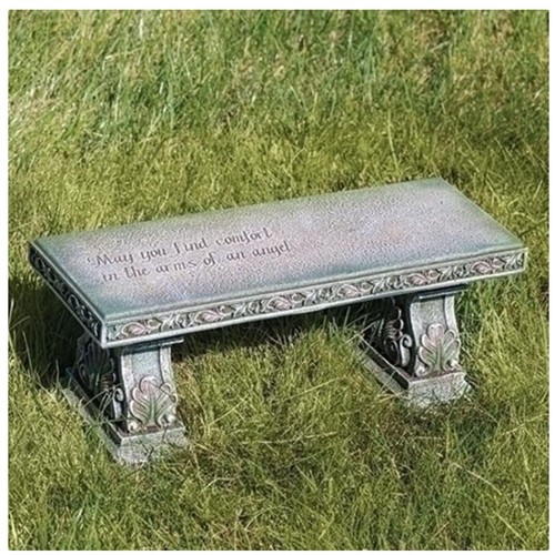 Inscribed memorial bench - inscribed,