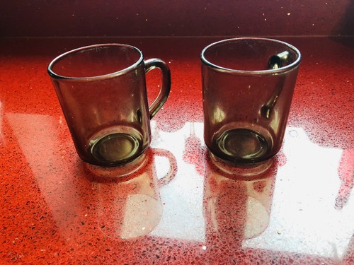 Vintage arcoroc france - arcoroc, smoked