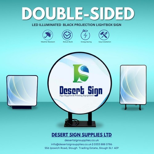 Led projection sign - projection, light