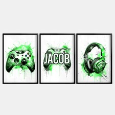 Set of 3 Personalised Gaming