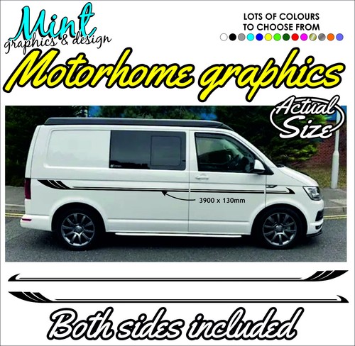 Motorhome graphics stripes - motorhome,