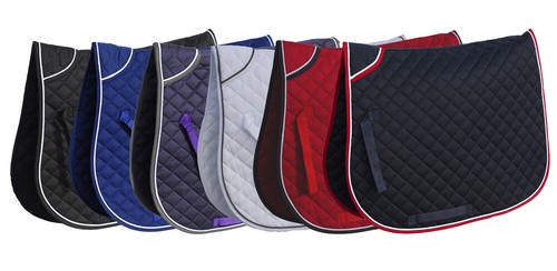 Rhinegold quilted saddle cloth - rhinegold,