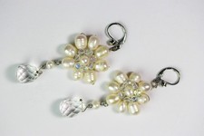 QVC - Butler and Wilson ? Faux Pearl and Crystal Earrings