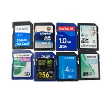 8x SD Memory Card Storage Job