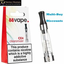 88Vape CE4 Clearomizer Vape Tank l Replacement 1.6ml Tank
