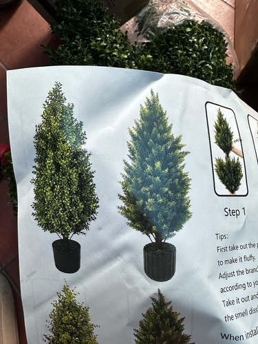 Artificial topiary tree faux - tree,