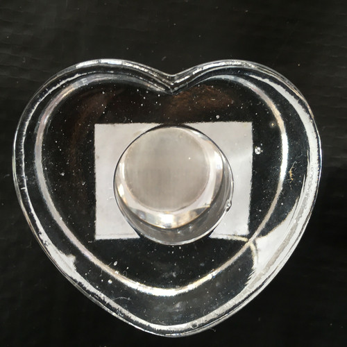 Ikea glass candle - candle, clear