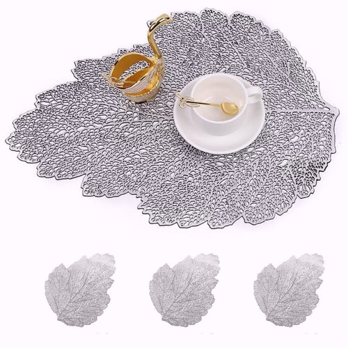 Dinner guest placemat - set, leaf