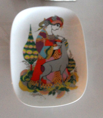 Porcelain plate wall plate