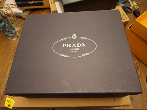Prada shoebox gift box - gift,