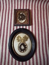 Antique Victorian Framed Hair