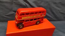 ROVEX  TRI-ANG MINIC M228 PUSH & GO RED LONDON TRANSPORT FRICTION DRIVE D/D BUS