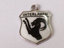 Silver travel shield charm