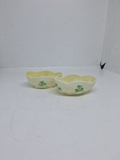 Pair Of Belleek Shell &