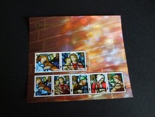 GB 2009 Christmas Stain Glass Mint Stamps - Mini sheet