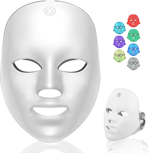 Led face mask red - red, light