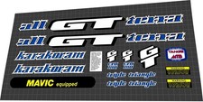 1995 GT KARAKORAM DECAL SET