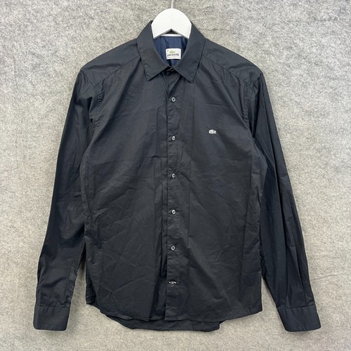 Lacoste shirt mens small black - shirt,