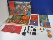 NEAR COMPLETE vintage HAUNTED HOUSE BOARD GAME 1970s DENYS FISHER