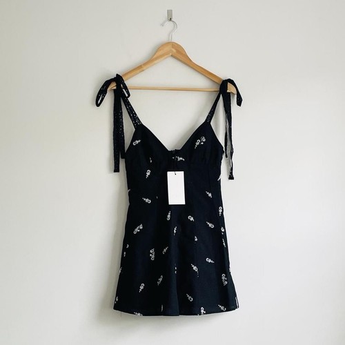 Zara black embroidered - zara,