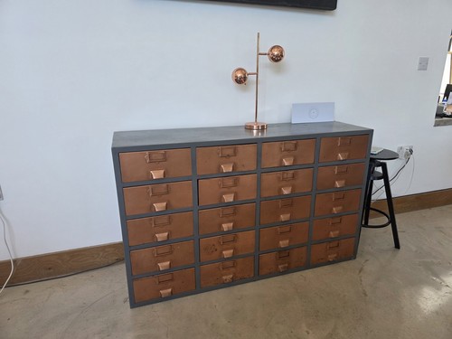 Copper chest drawers - chest,
